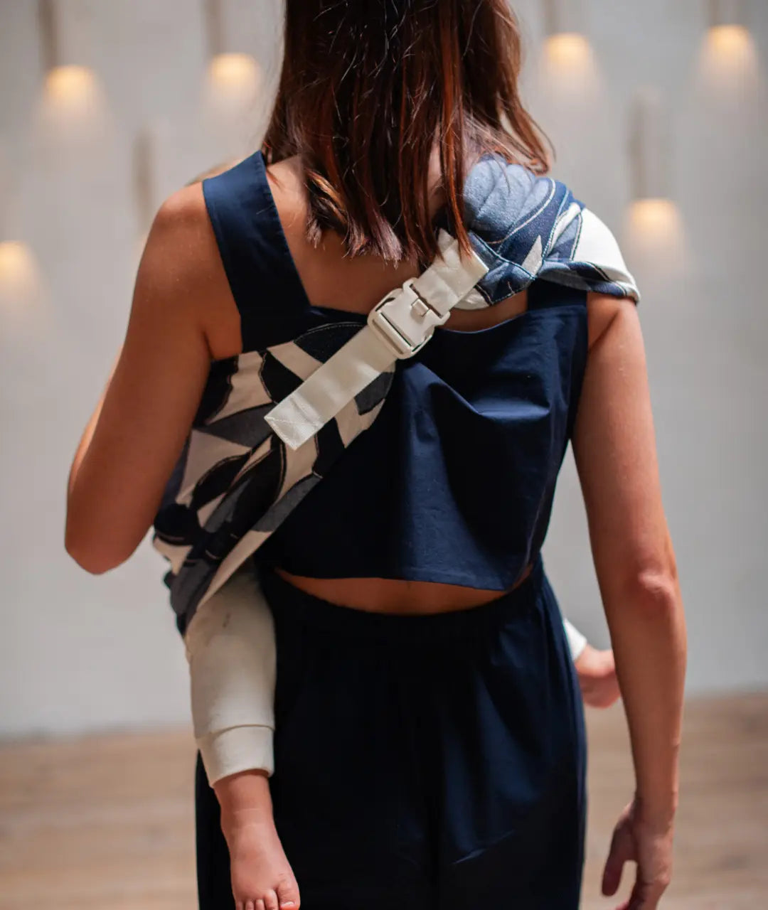 porte bébé détails dos mama hangs