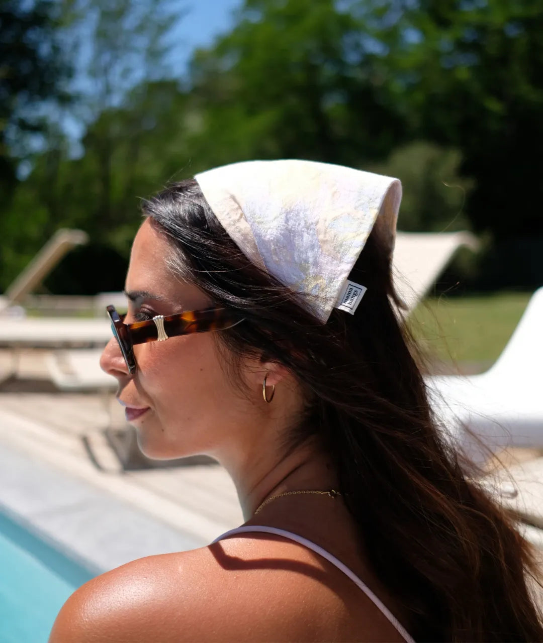 fichus à nouer dans les cheveux de mama hangs
