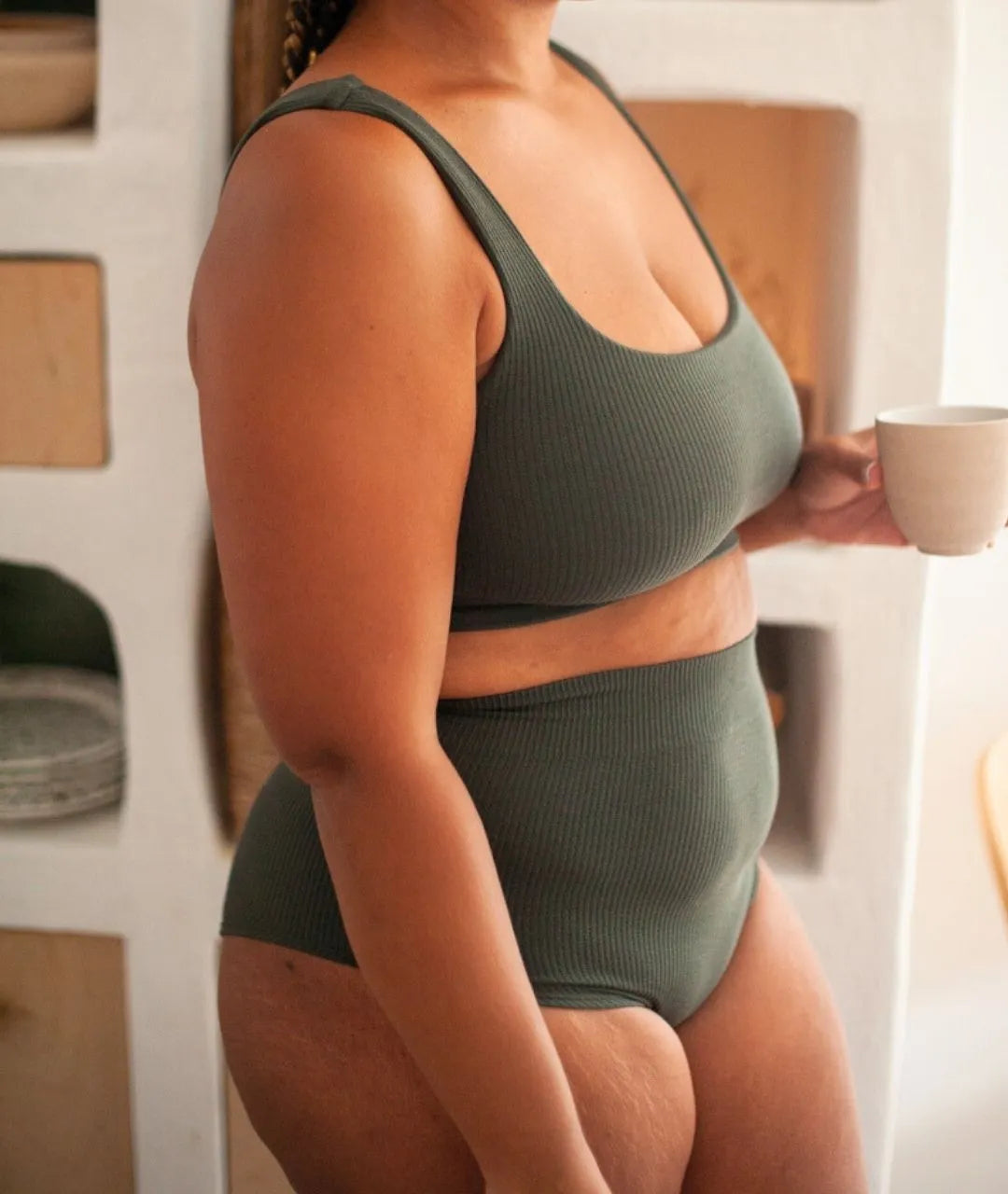 Slip mit hoher Taille everyday