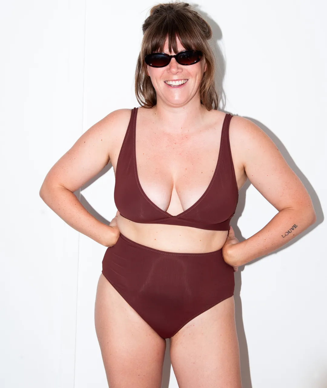 bas de maillot de grossesse taille haute confortable mama hangs x superbe made in france