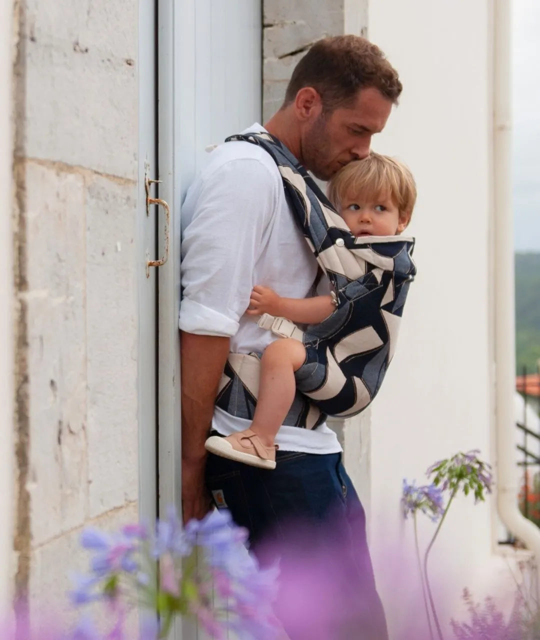 Porte bebe Carry Bloom Jacquard