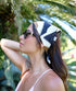 fichus pour les cheveux jacquard earth