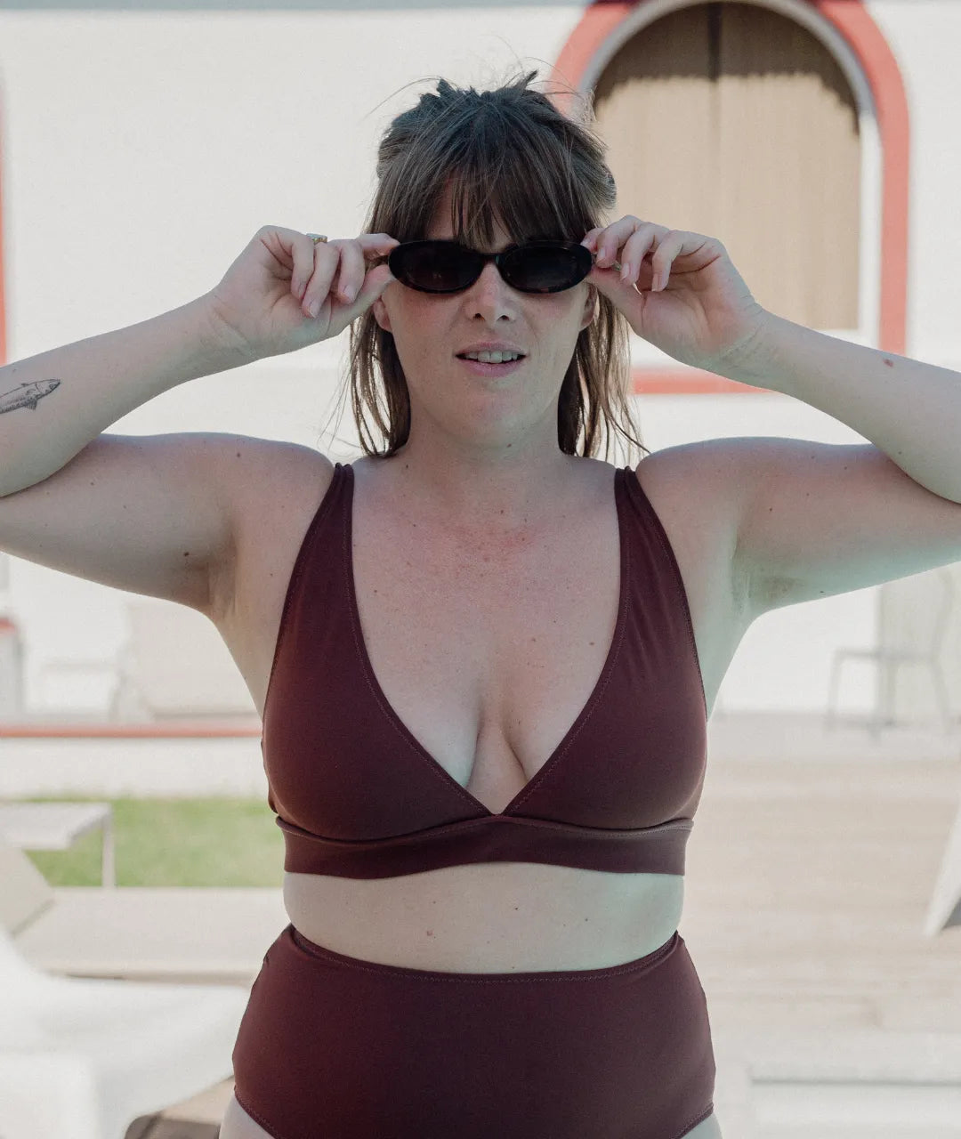 Haut de maillot de bain de grossesse et d&