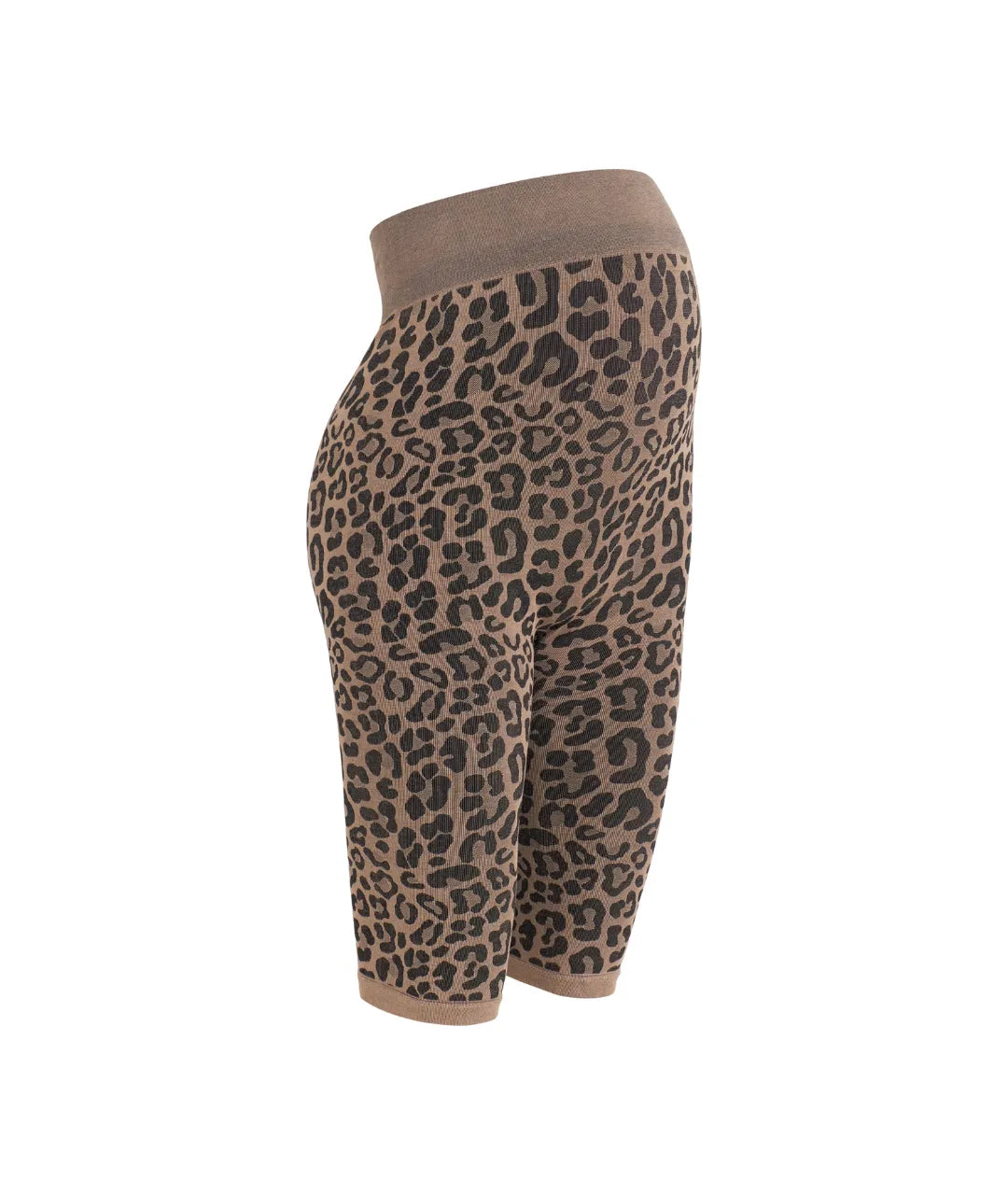Cycliste grossesse sans couture confotable et doux leopard 