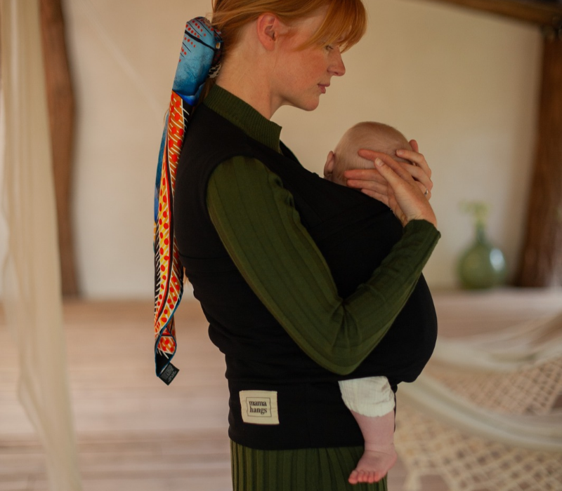 tshirt porte bebe en coton bio dès la naissance de Mama Hangs